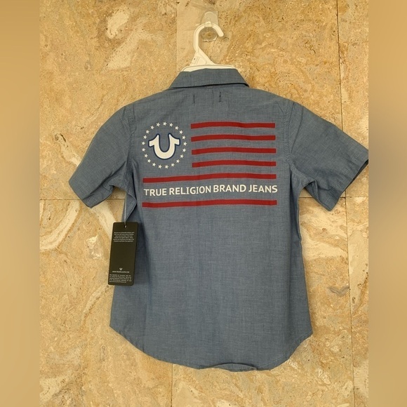 True Religion Button Down Kids Shirt - Picture 5 of 7